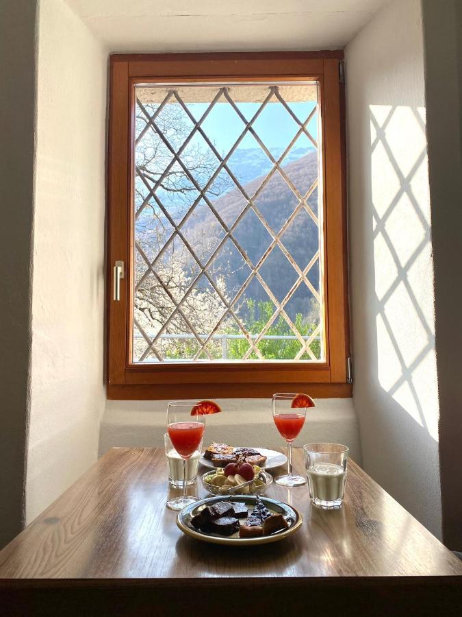 Osteria Gruetli Con Alloggio Borgnone エクステリア 写真