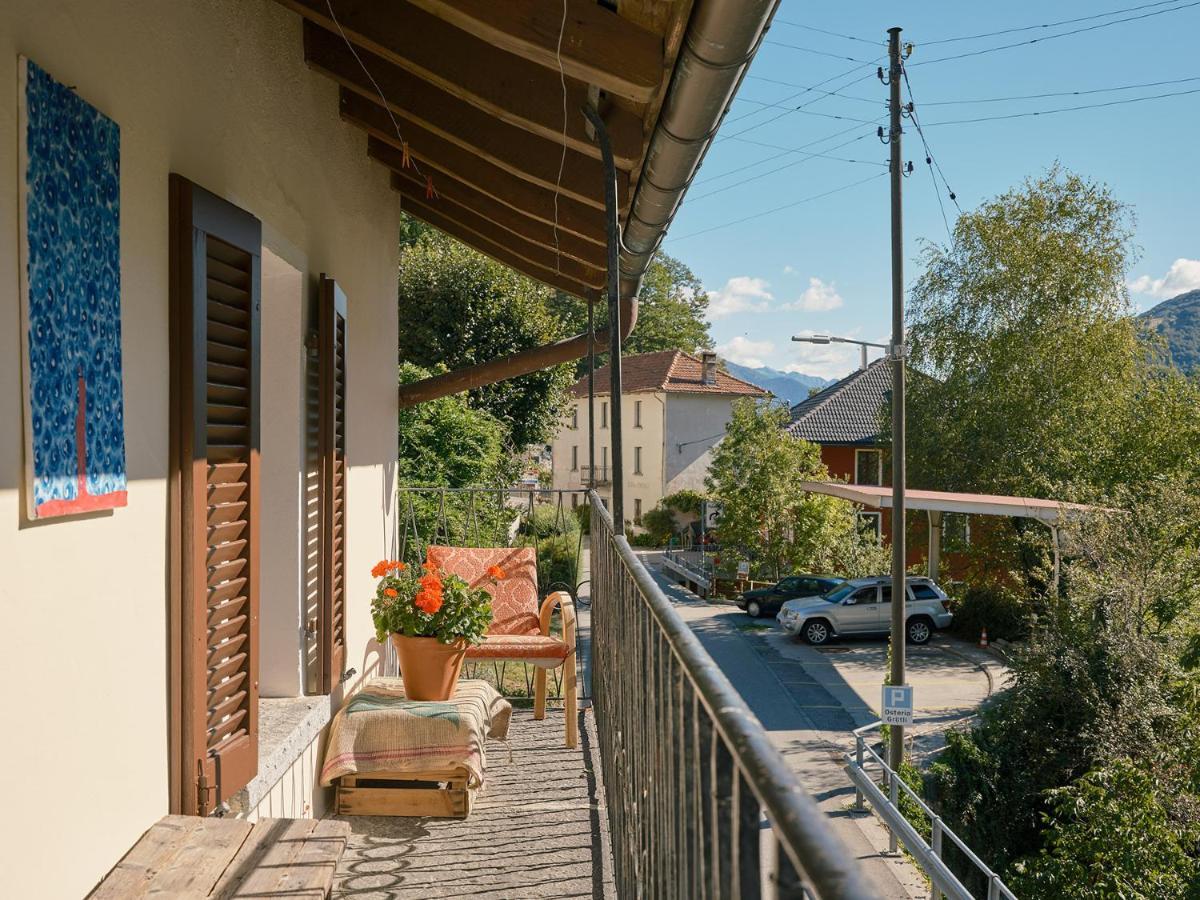 Osteria Gruetli Con Alloggio Borgnone エクステリア 写真