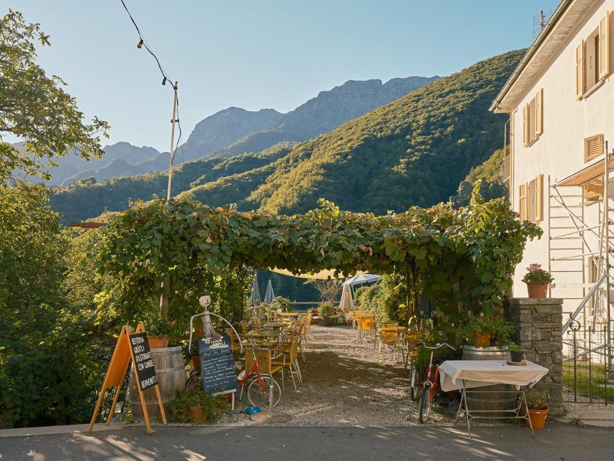 Osteria Gruetli Con Alloggio Borgnone エクステリア 写真